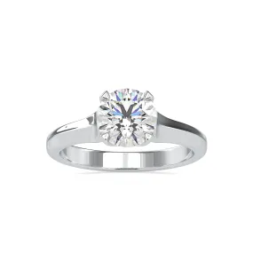 0.50cts. Solitaire Platinum Engagement Ring JL PT 0133