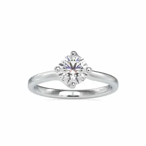 1-Carat Solitaire Platinum Engagement Ring JL PT 0053-C