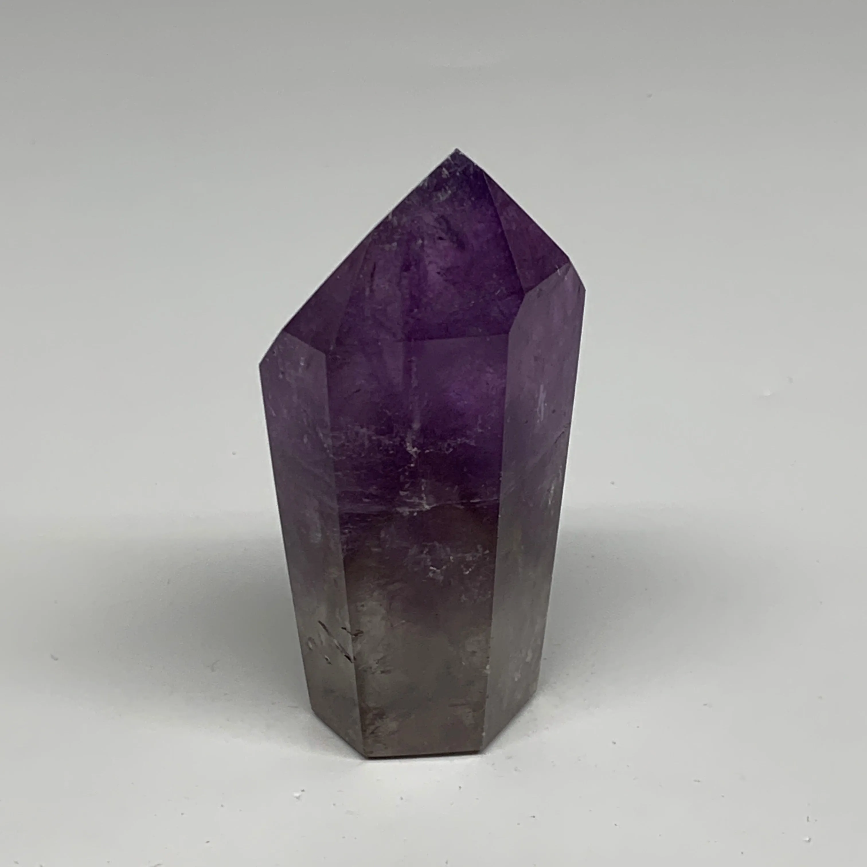 134.2g, 3.1"x1.4"x1.2", Natural Amethyst Tower Point Obelisk @Brazil, B32327