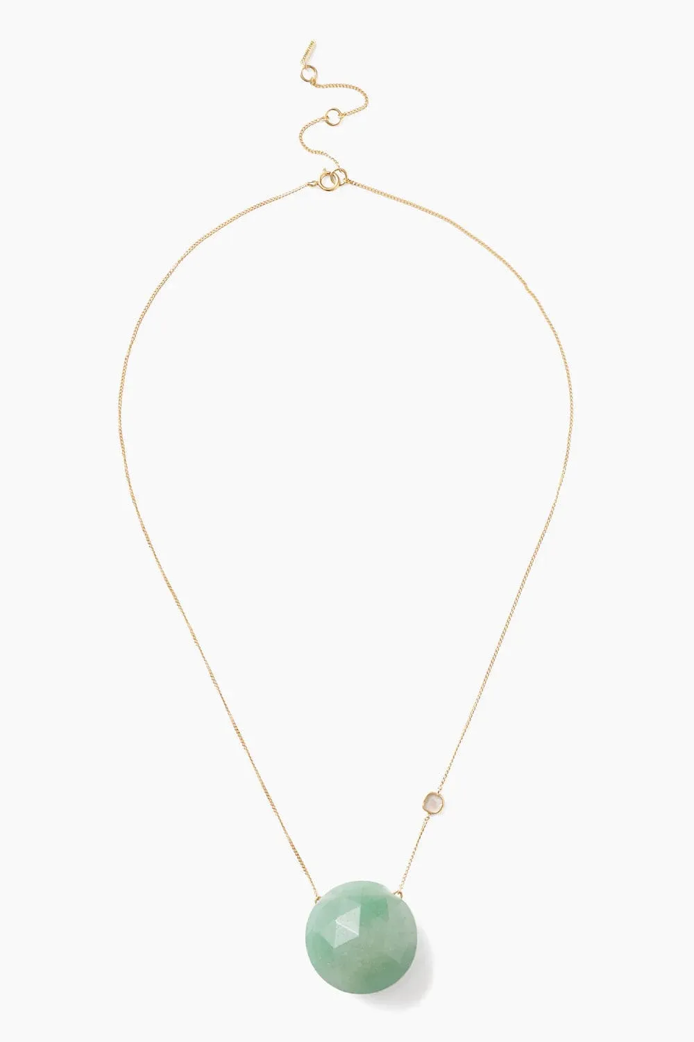 14k Green Aventurine Bonbon Necklace