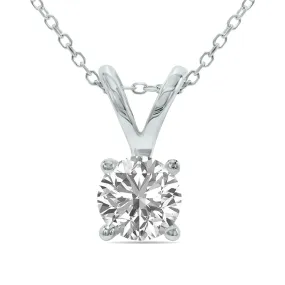 3/4ct tw LAB GROWN Diamond Necklace in 14kt White gold