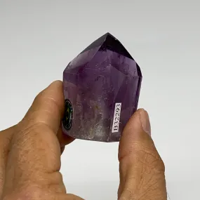 72g, 1.9"x1.3"x1.2", Natural Amethyst Tower Point Obelisk @Brazil, B32293