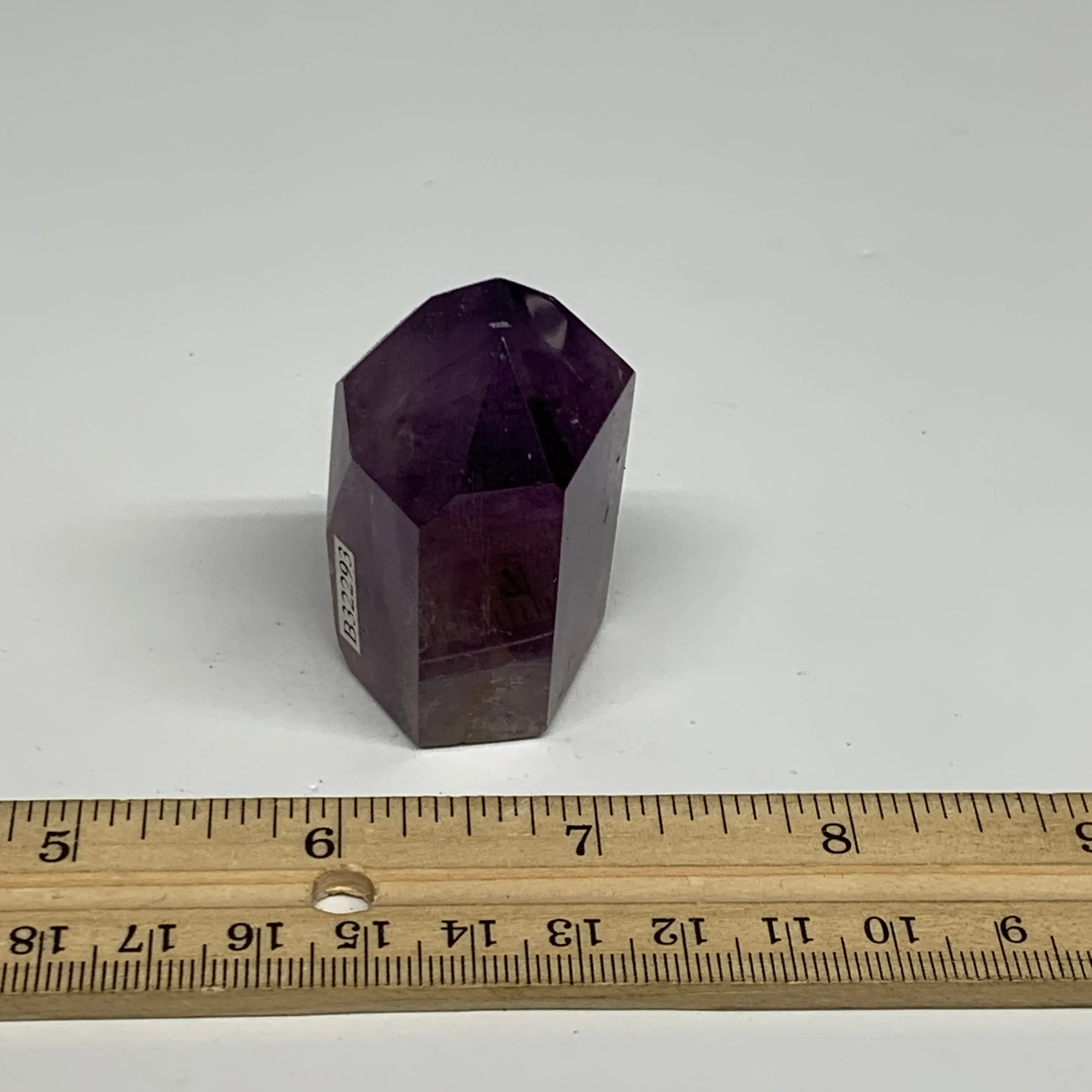 72g, 1.9"x1.3"x1.2", Natural Amethyst Tower Point Obelisk @Brazil, B32293