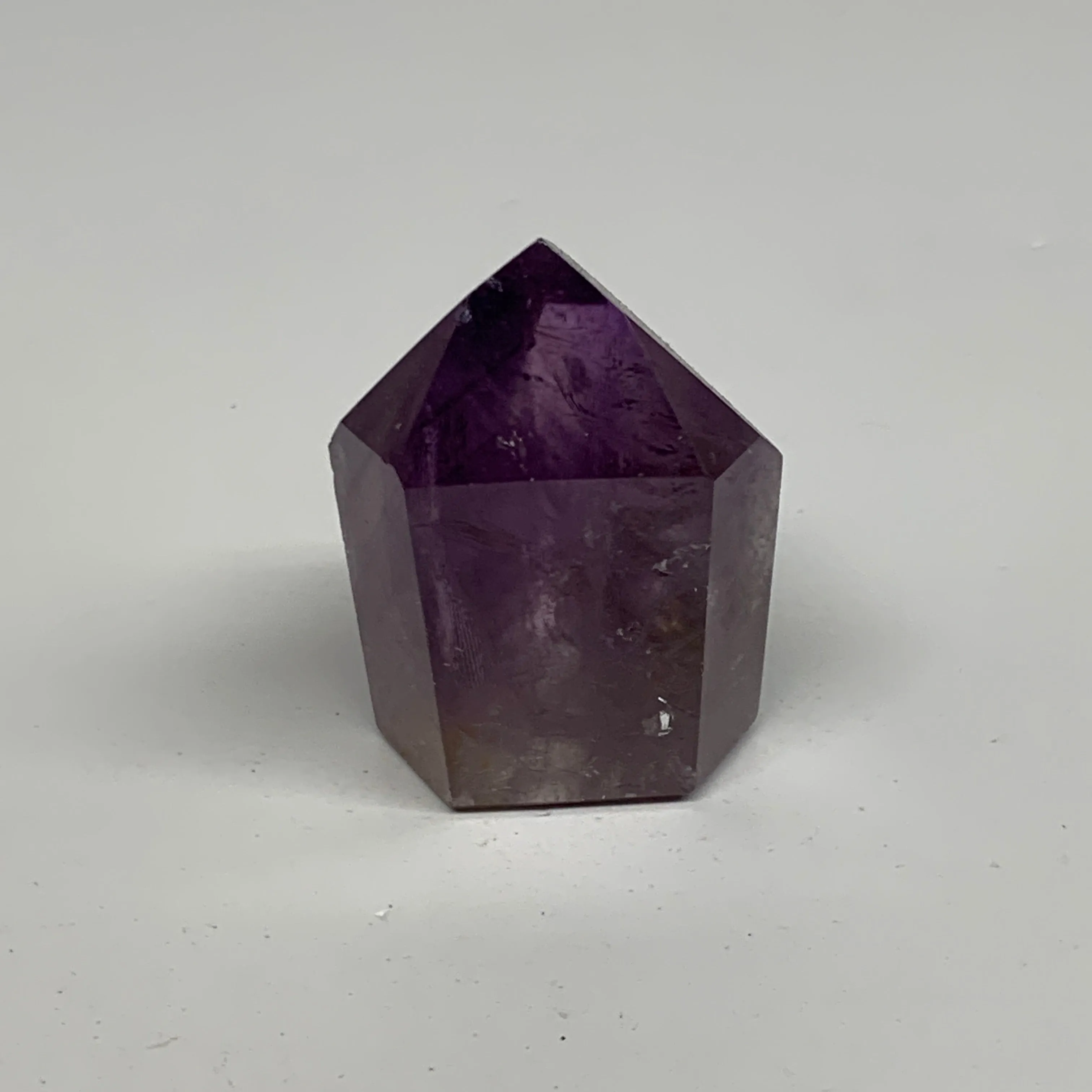 72g, 1.9"x1.3"x1.2", Natural Amethyst Tower Point Obelisk @Brazil, B32293