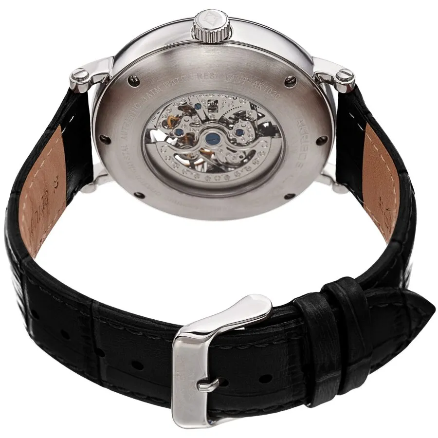 Akribos Xxiv Automatic Silver Dial Men's Watch AK1020SSBK