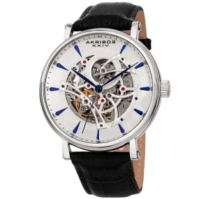 Akribos Xxiv Automatic Silver Dial Men's Watch AK1020SSBK