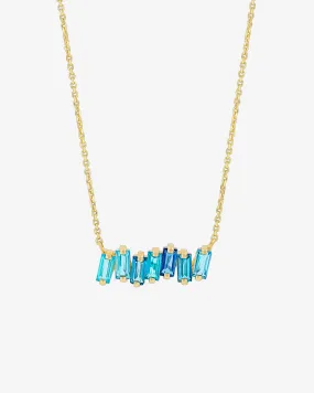 Amalfi Blue Mix Bar Pendant