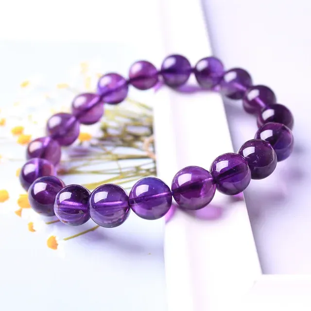 Amethyst Crystal Beaded Bracelets
