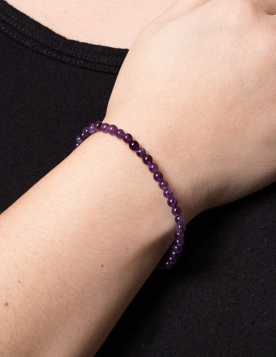 Amethyst Mini Gemstone Energy Bracelet