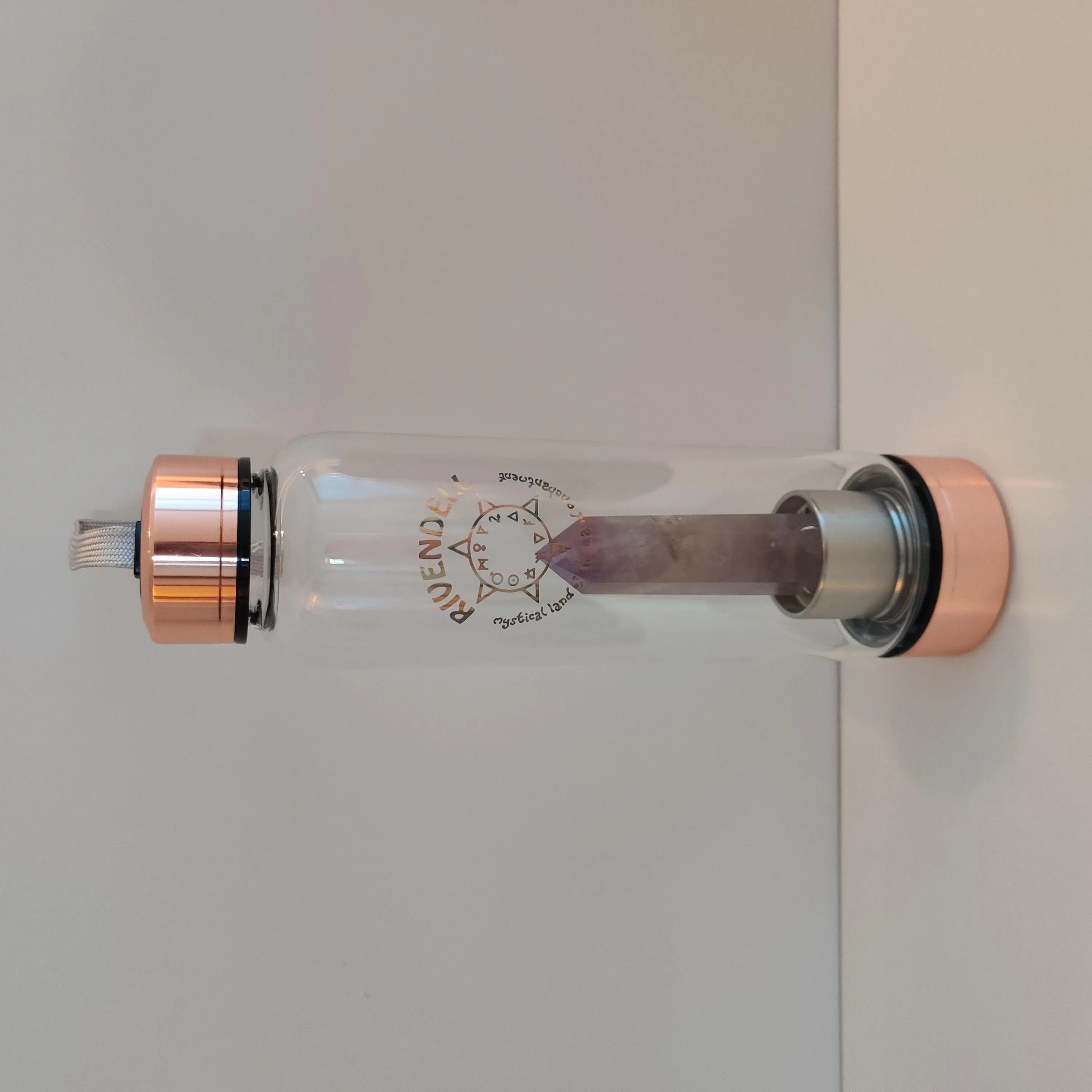 Amethyst Point for Crystal Water Bottle