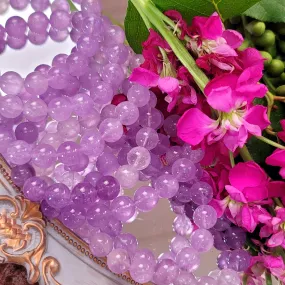 Amethyst Waterfall Bracelet for Intuition, Connection with the Divine and Sobriety