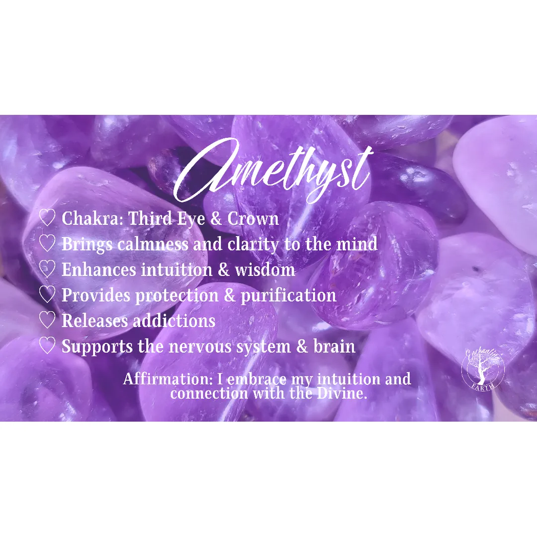 Amethyst Waterfall Bracelet for Intuition, Connection with the Divine and Sobriety