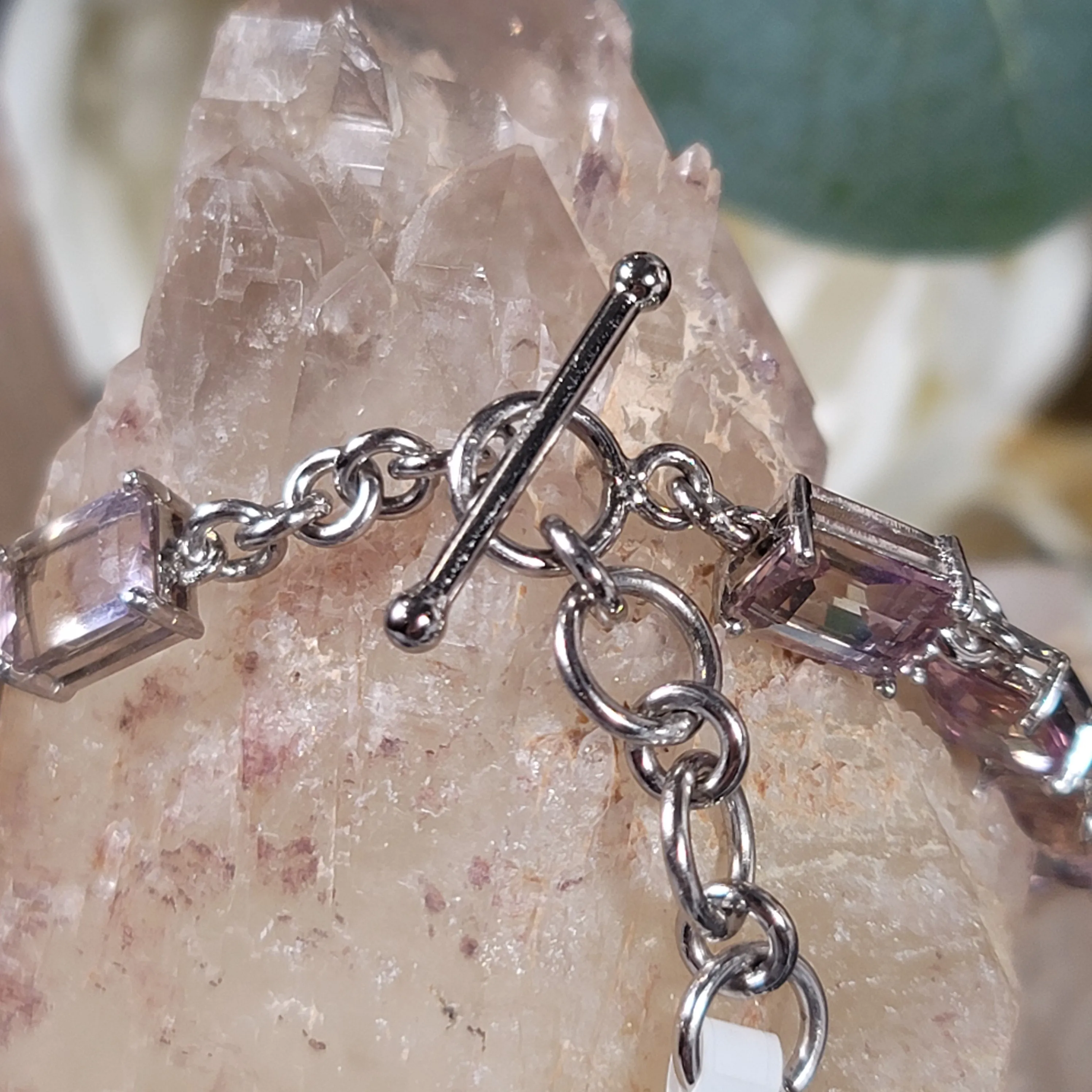 Ametrine Bracelet .925 Silver for Action & Empowerment to Pursue Your Dreams