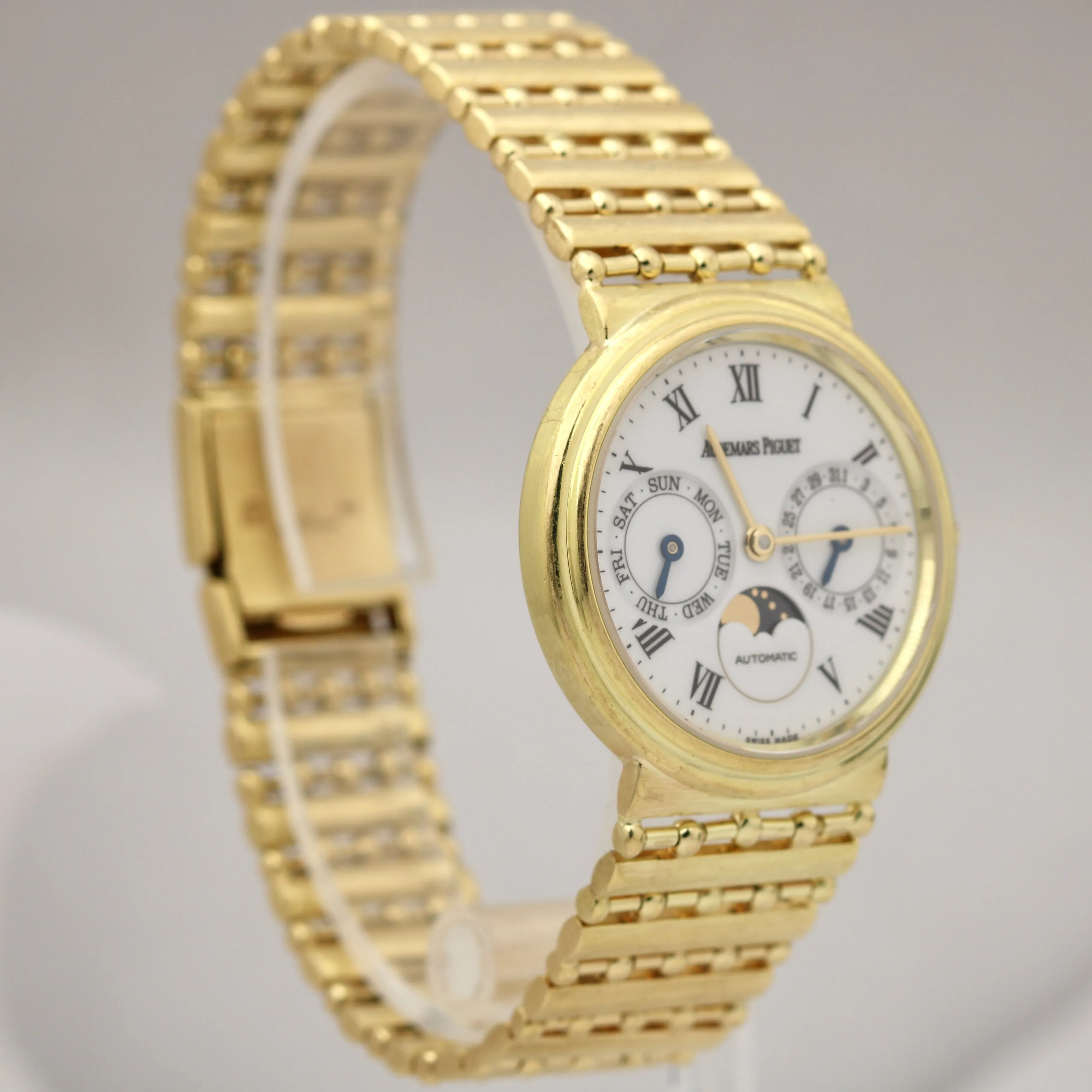 Audemars Piguet Classic Day-Date Moonphase 25589BA BAMBOO 18K Gold 33mm Watch