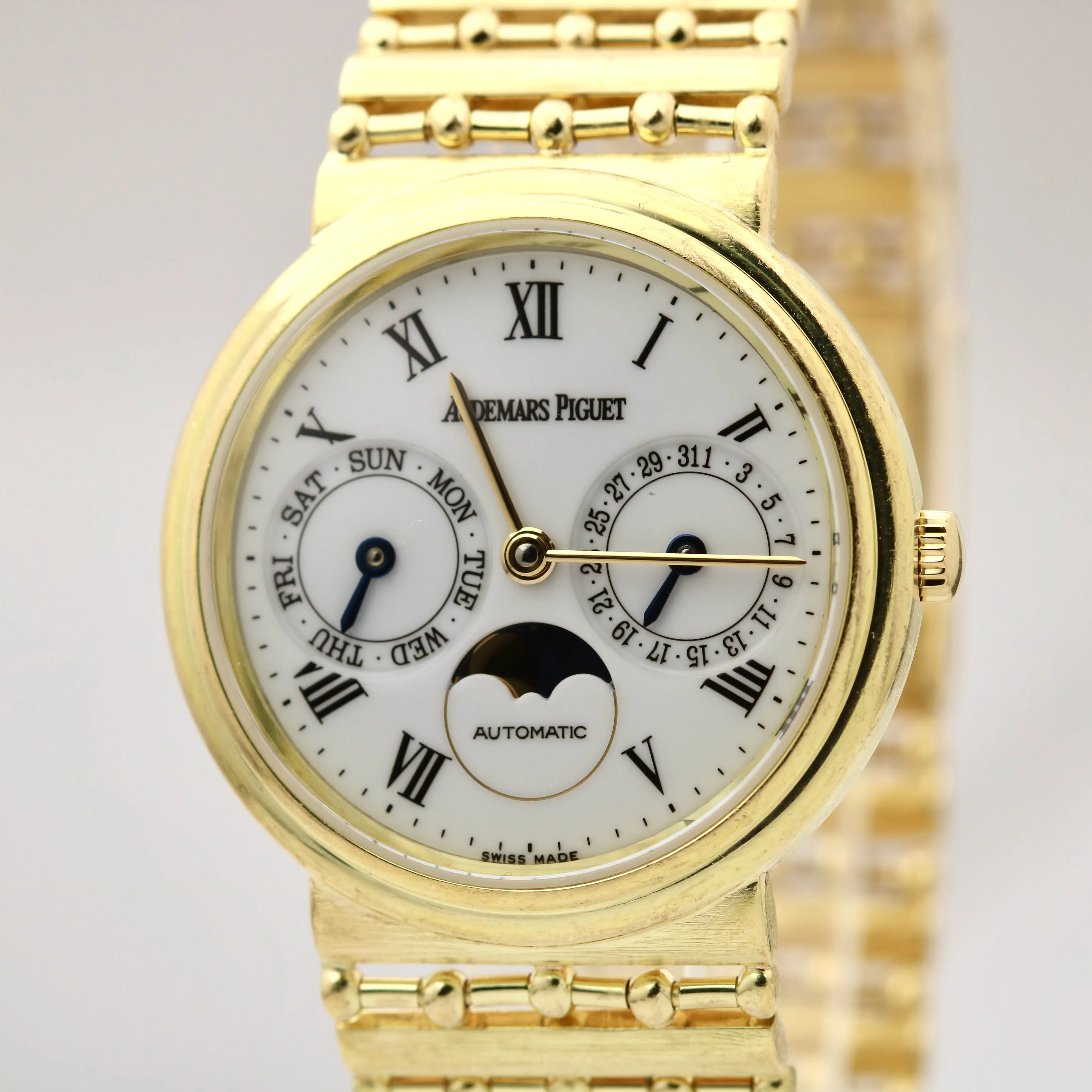 Audemars Piguet Classic Day-Date Moonphase 25589BA BAMBOO 18K Gold 33mm Watch