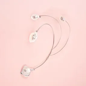 Azami Mother of Pearl Lily Bridal Ear Crawler
