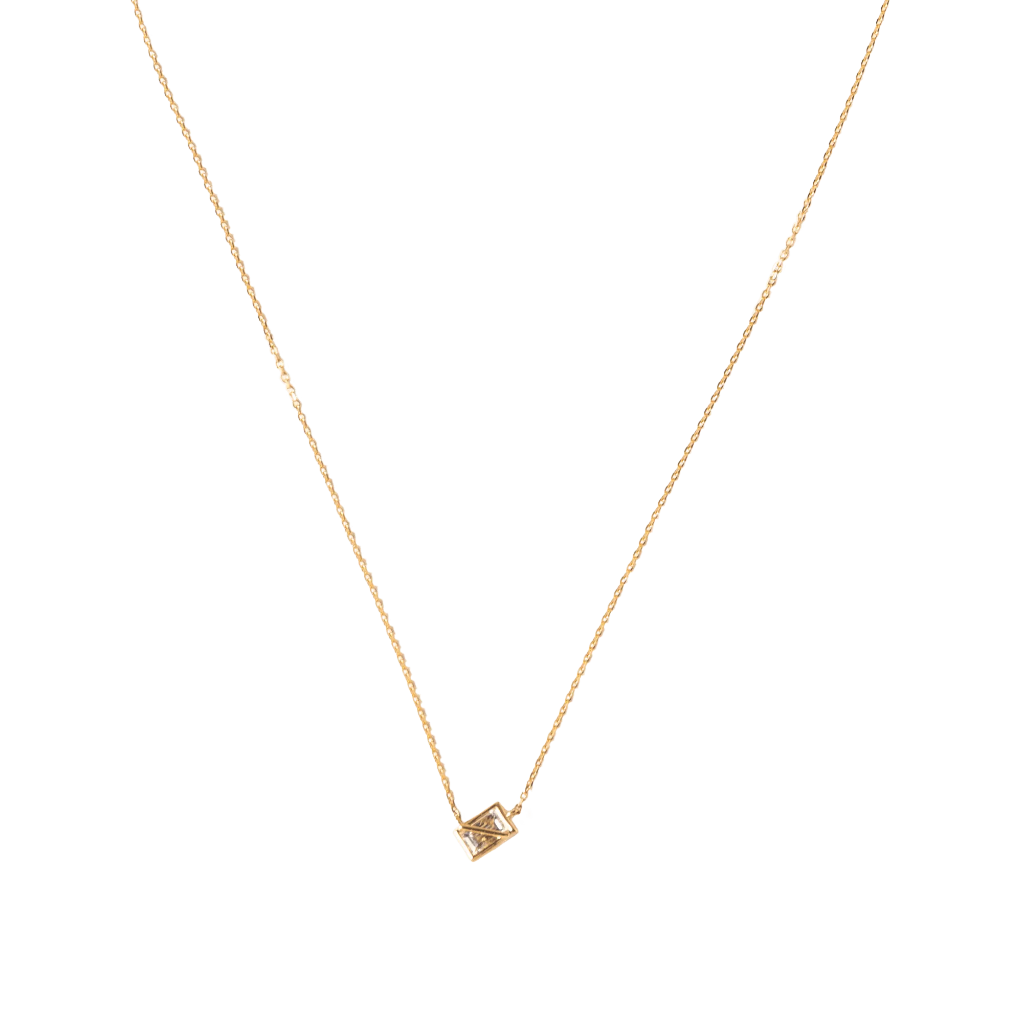 Basic TBN2 baguette necklace