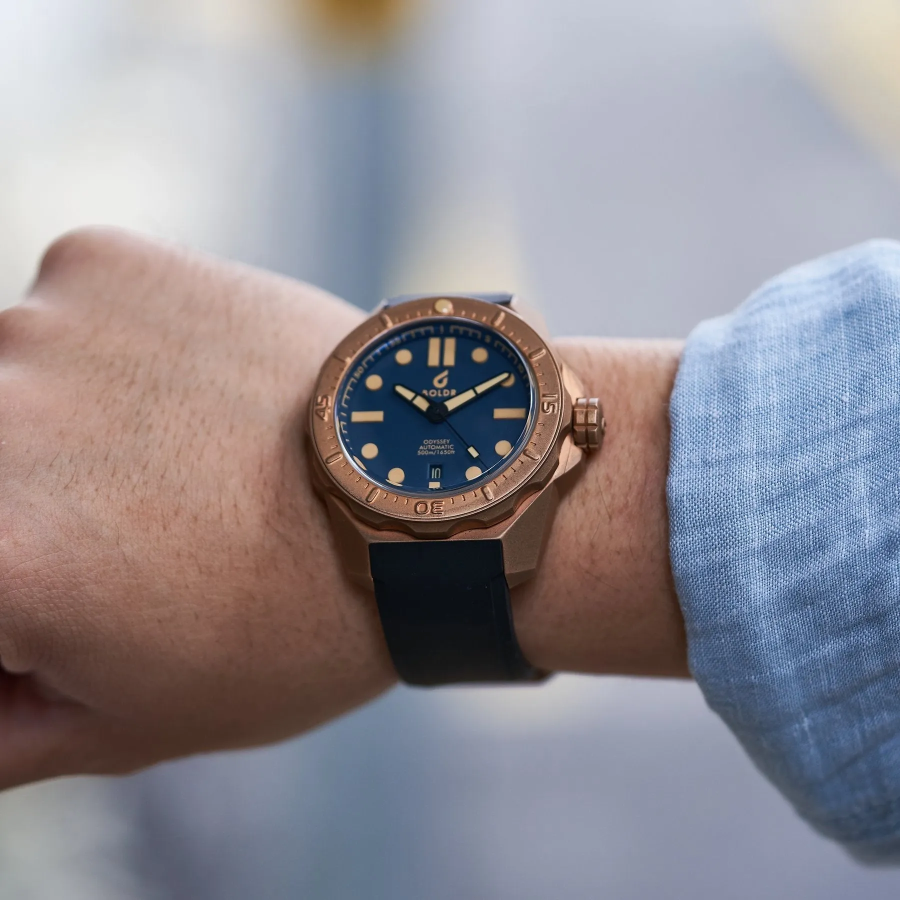 BDR Watch Odyssey Bronze Prussian Blue Limited Edition D