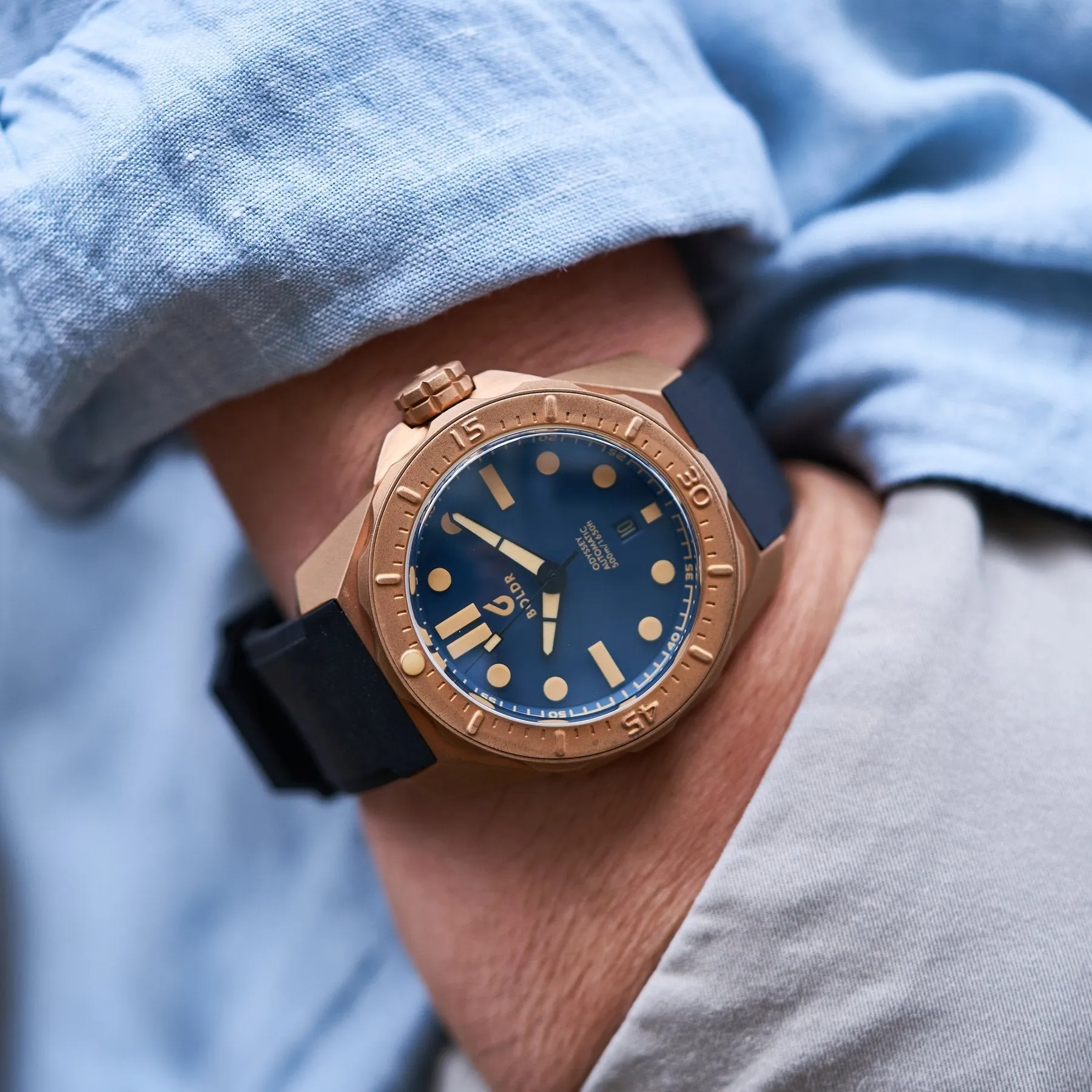 BDR Watch Odyssey Bronze Prussian Blue Limited Edition D
