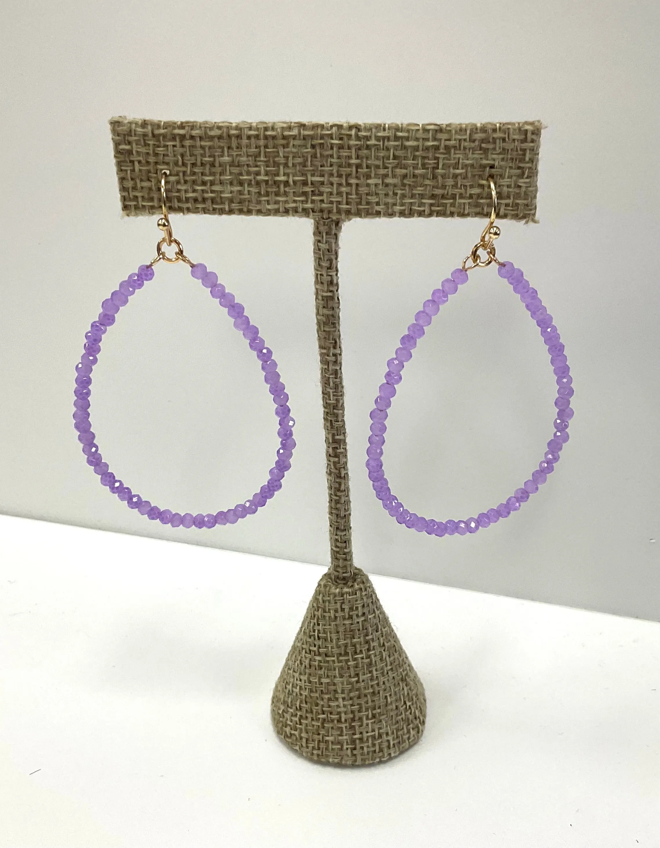 Beaded Teardrop Earrings
