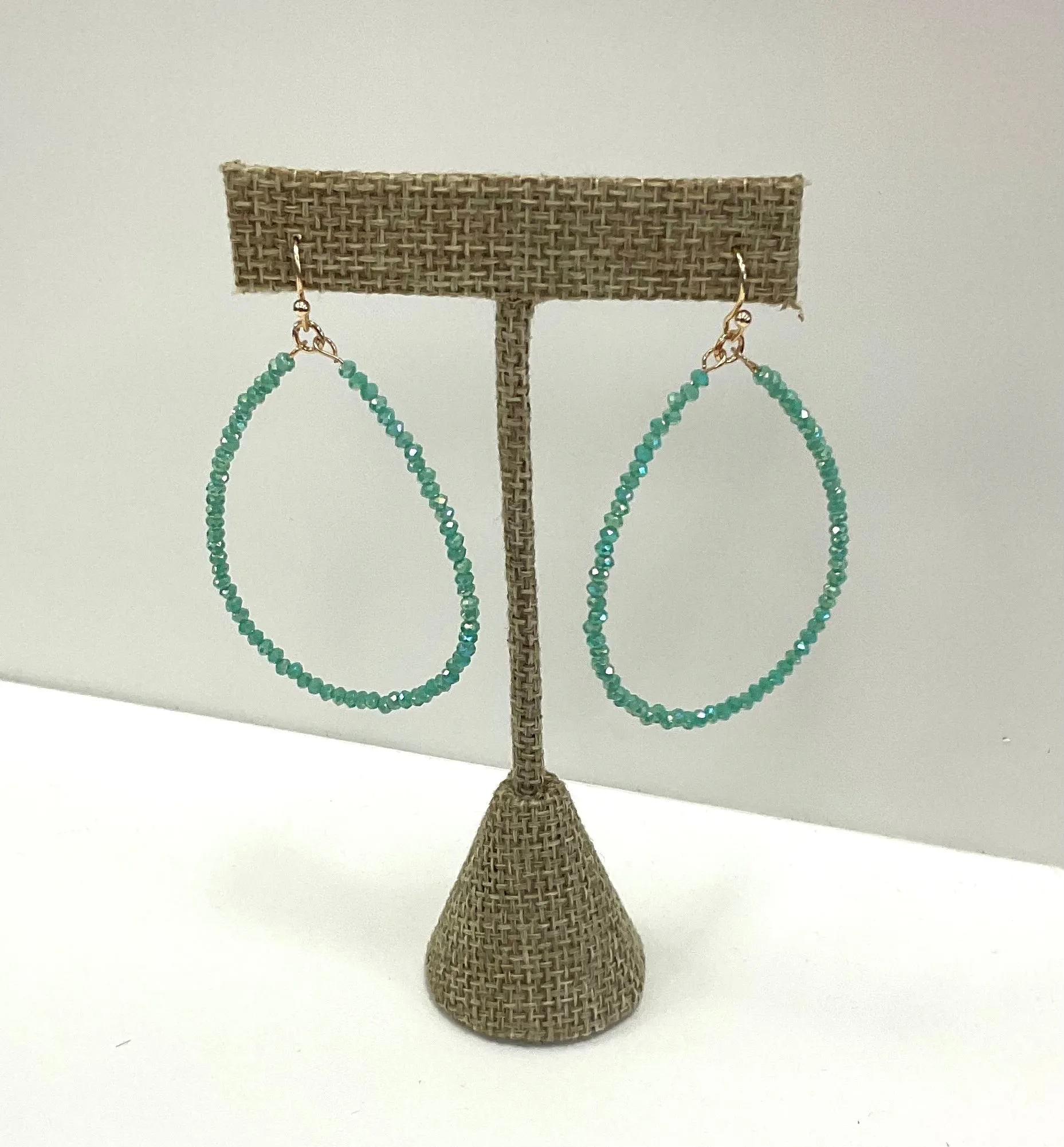 Beaded Teardrop Earrings