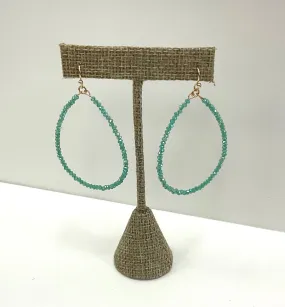 Beaded Teardrop Earrings