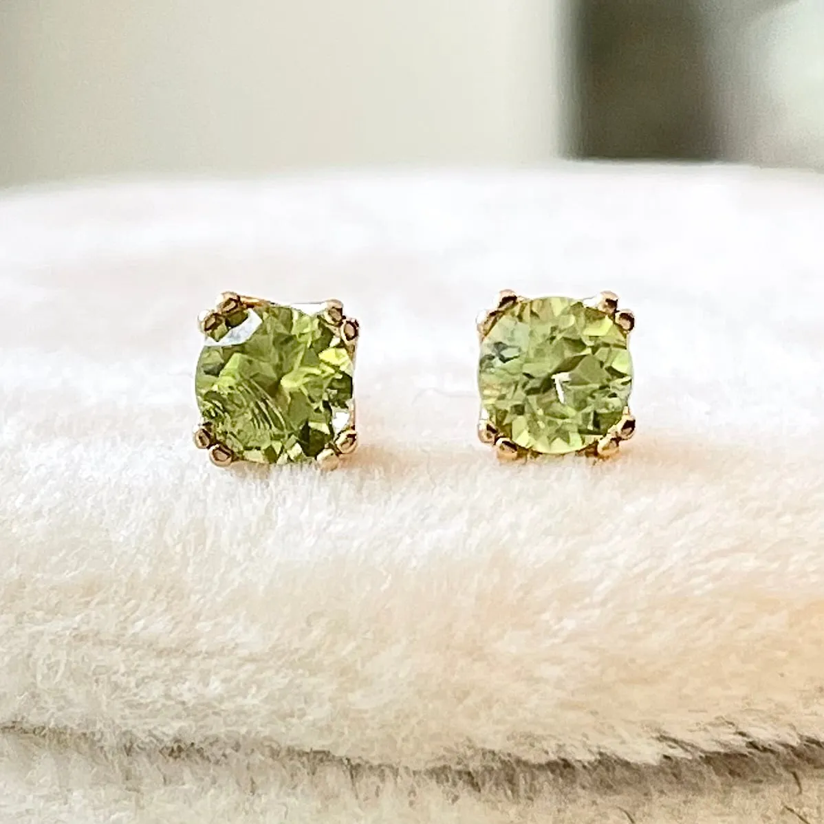 Birthstone Stud Earrings