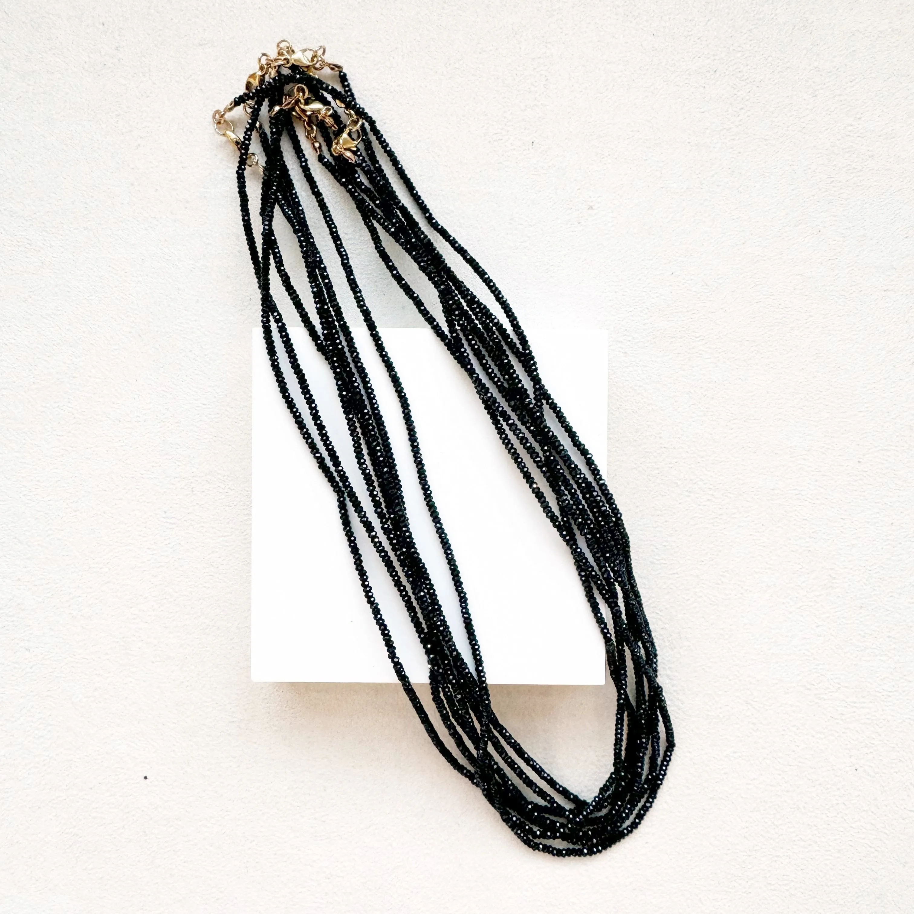 Black Spinel Bijou Necklace