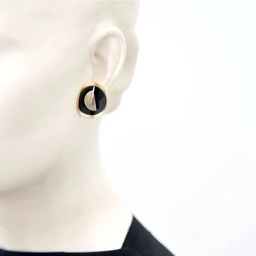 Blooming Buds Double Ear Jacket - Gold Black