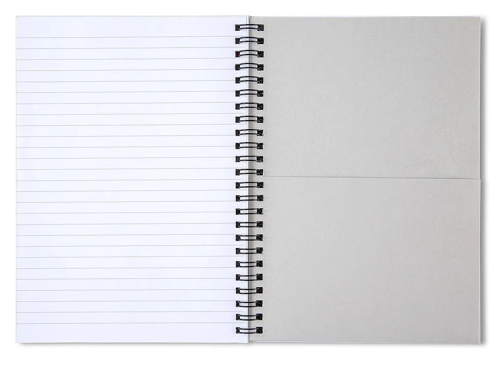 Blue Wave - Spiral Notebook