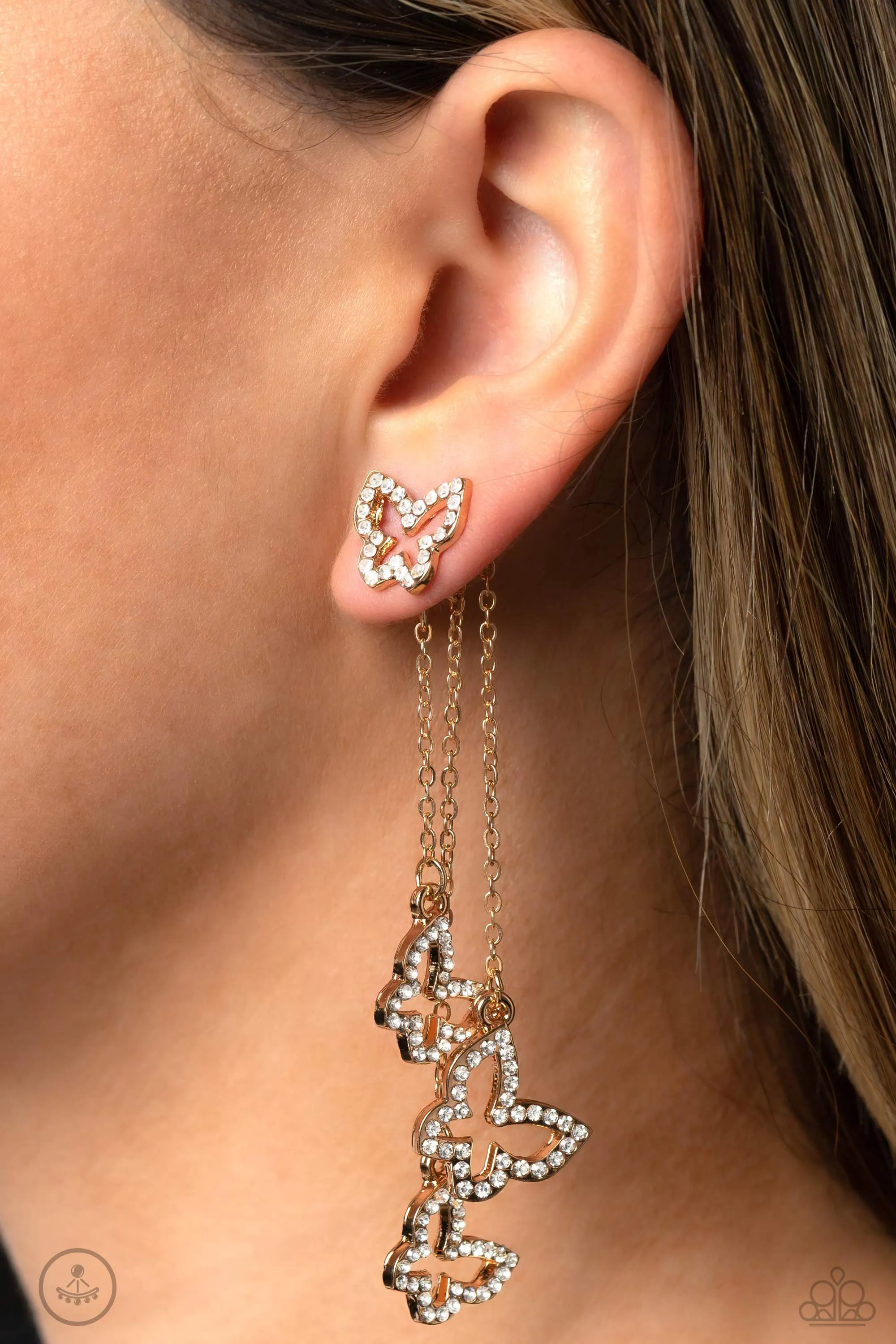 Boisterous Butterfly & Fluttering Fanatic - 2pc Set- Gold