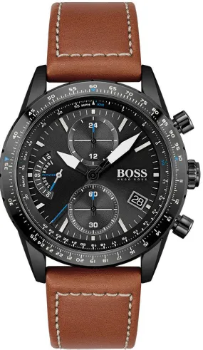 Boss Watch Pilot Edition Chrono Mens
