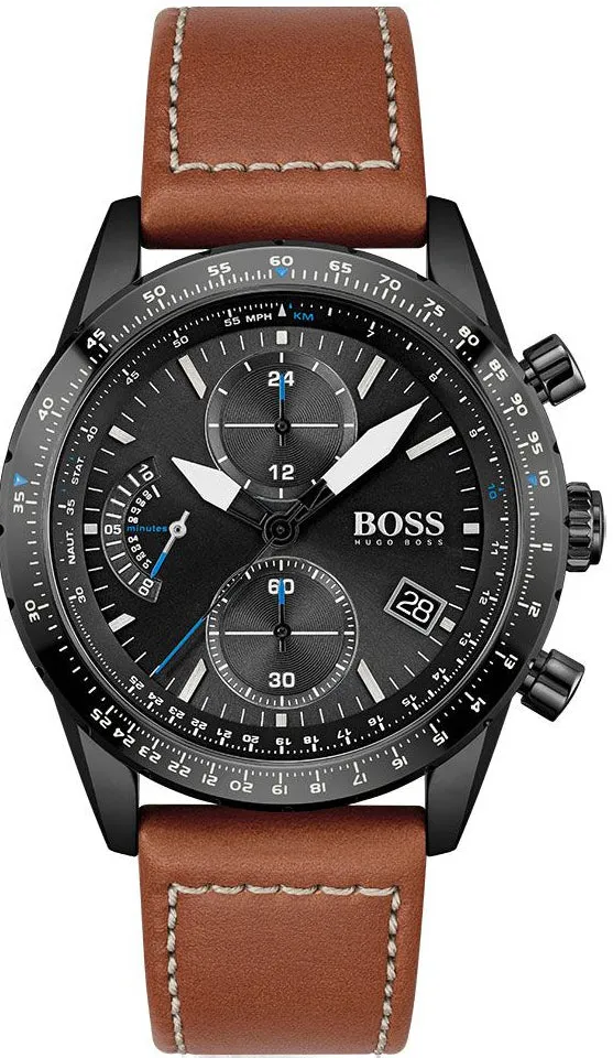 Boss Watch Pilot Edition Chrono Mens