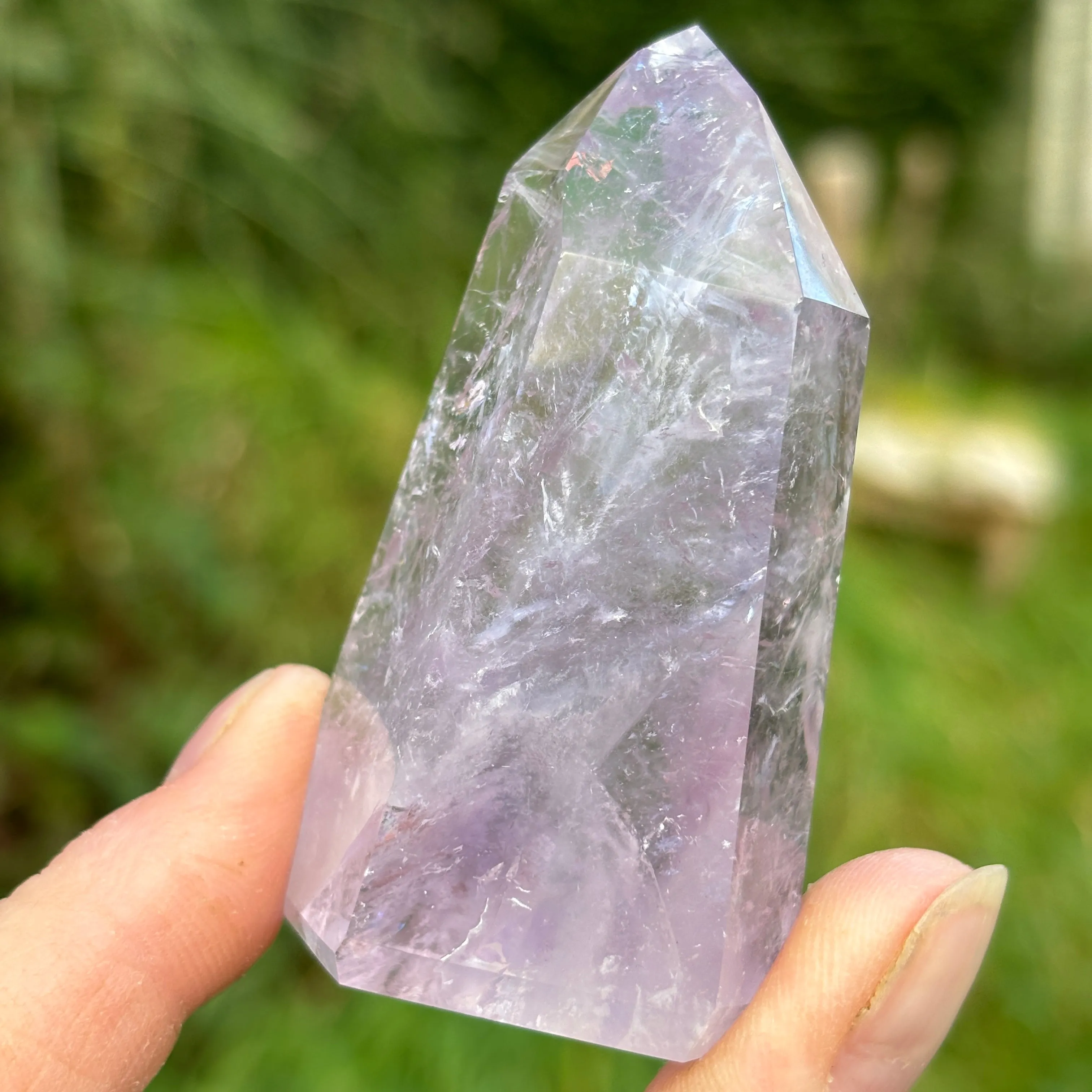 Brazilian Phantom Amethyst Point 99g