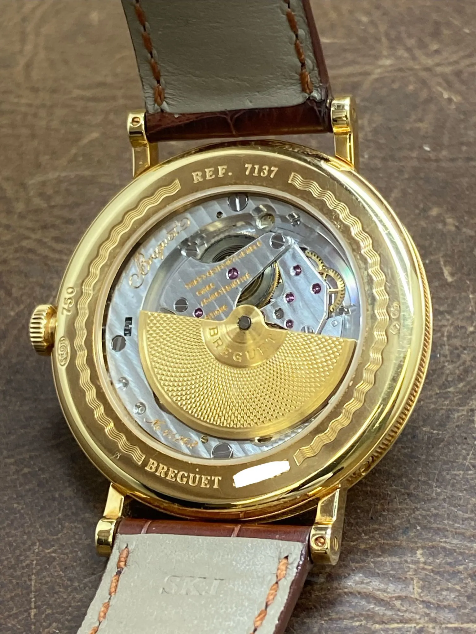 Breguet Classique 18K Yellow Gold 39mm 7137BA Silver Roman Dial Automatic Men's Watch