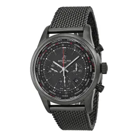 Breitling Transocean Unitime Pilot Automatic Black Dial Men's Watch MB0510U6-BC80SS MB0510U6/BC80/159M