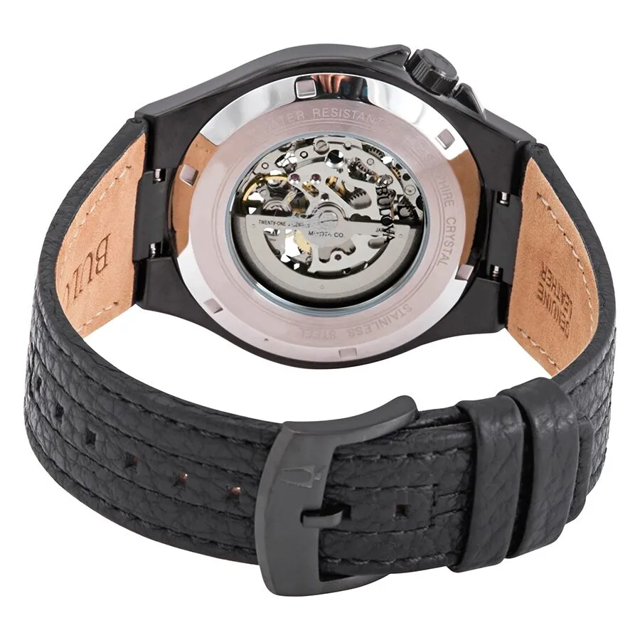 Bulova Maquina Automatic Skeleton Dial Men's Watch 98A238