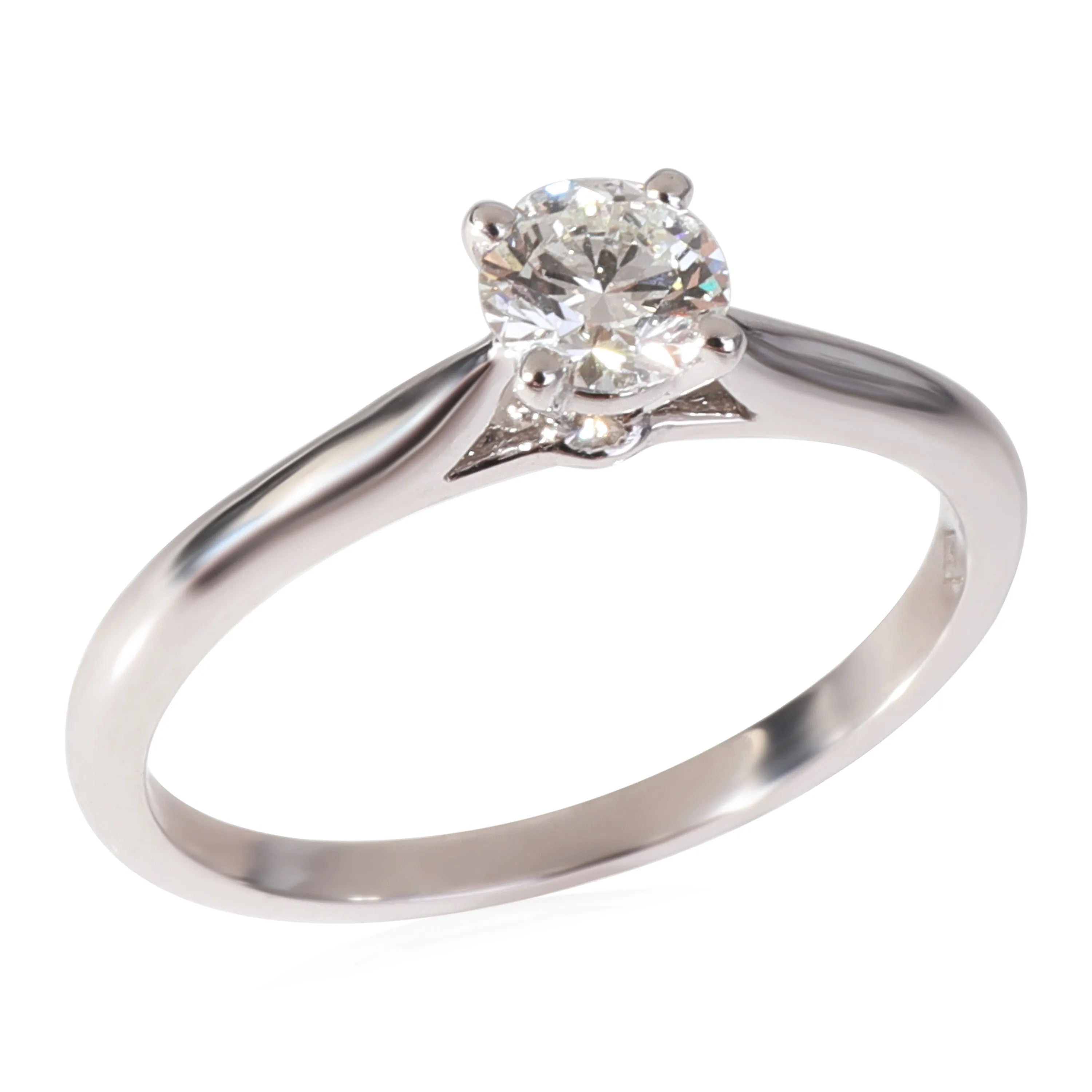 Cartier 1895 Diamond Engagement Ring in Platinum G VVS1 0.36 CTW