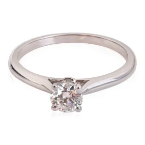 Cartier 1895 Diamond Engagement Ring in Platinum G VVS1 0.36 CTW