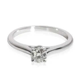Cartier 1895 Diamond Solitaire Engagement Ring in Platinum H VVS1 0.36 CT.