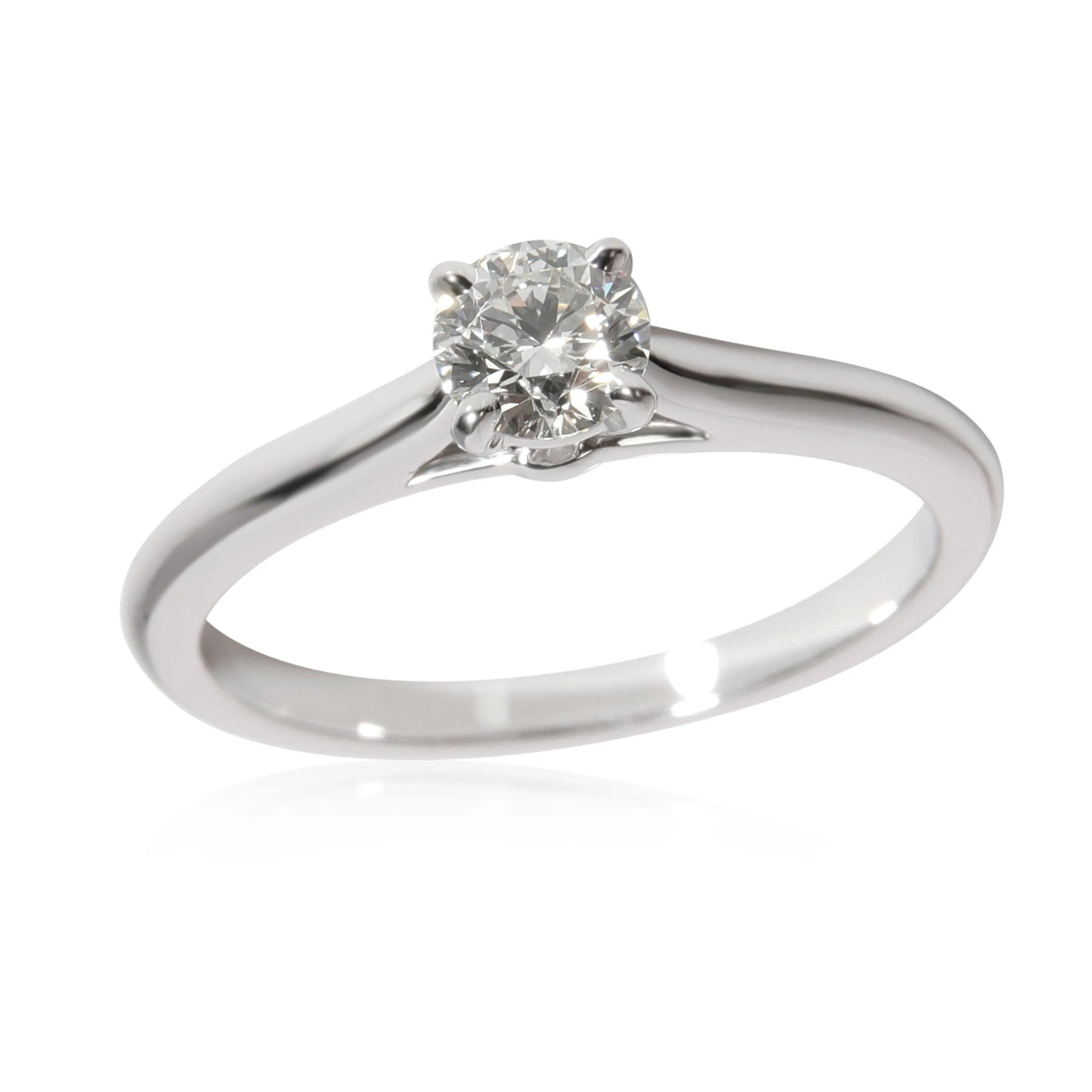 Cartier 1895 Diamond Solitaire Engagement Ring in Platinum H VVS1 0.36 CT.