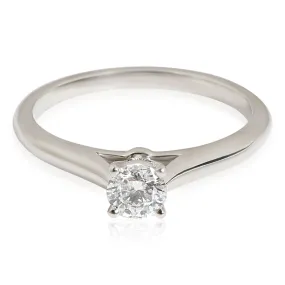 Cartier 1895 Diamond Solitaire Ring in 950 Platinum E VVS1 0.24 CTW