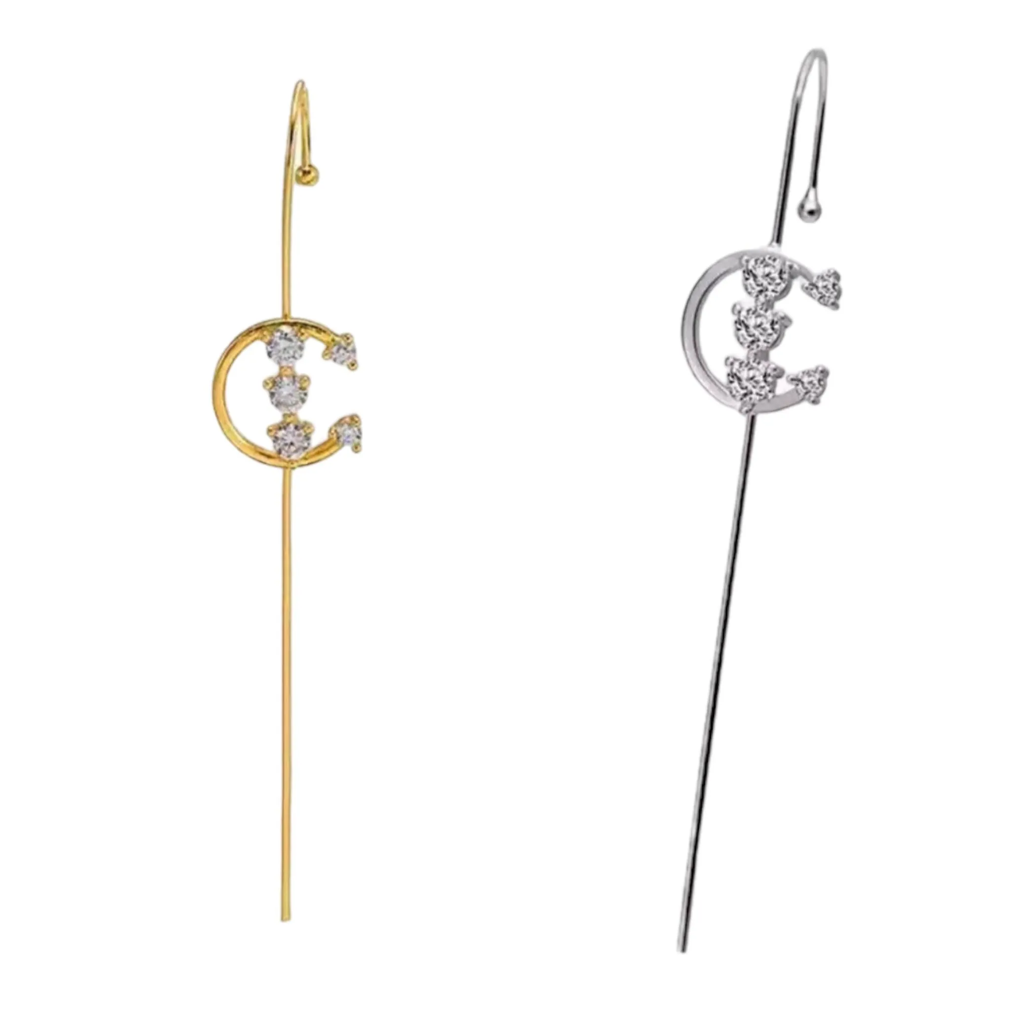 Celestial Ear Hook Pin Ear Cuff Earring