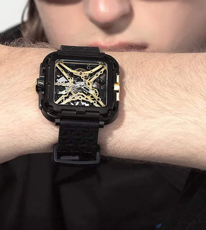 CIGA Design X-Series Titanium Black Gold Automatic Watch