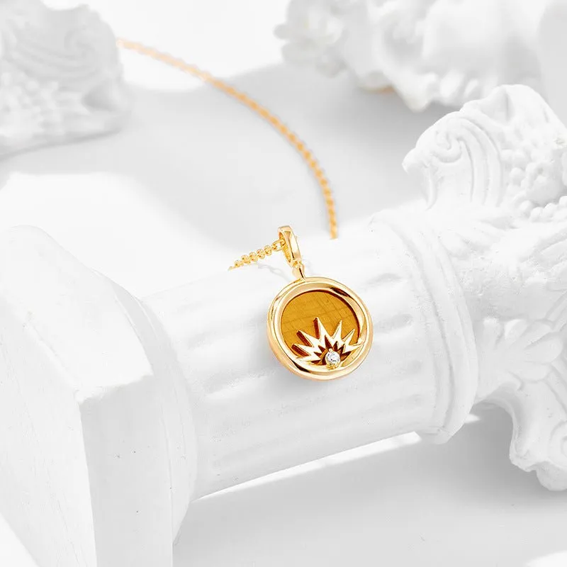Classic Tiger's Eye Double-Sided Necklace