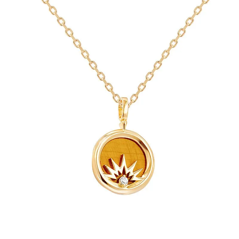 Classic Tiger's Eye Double-Sided Necklace
