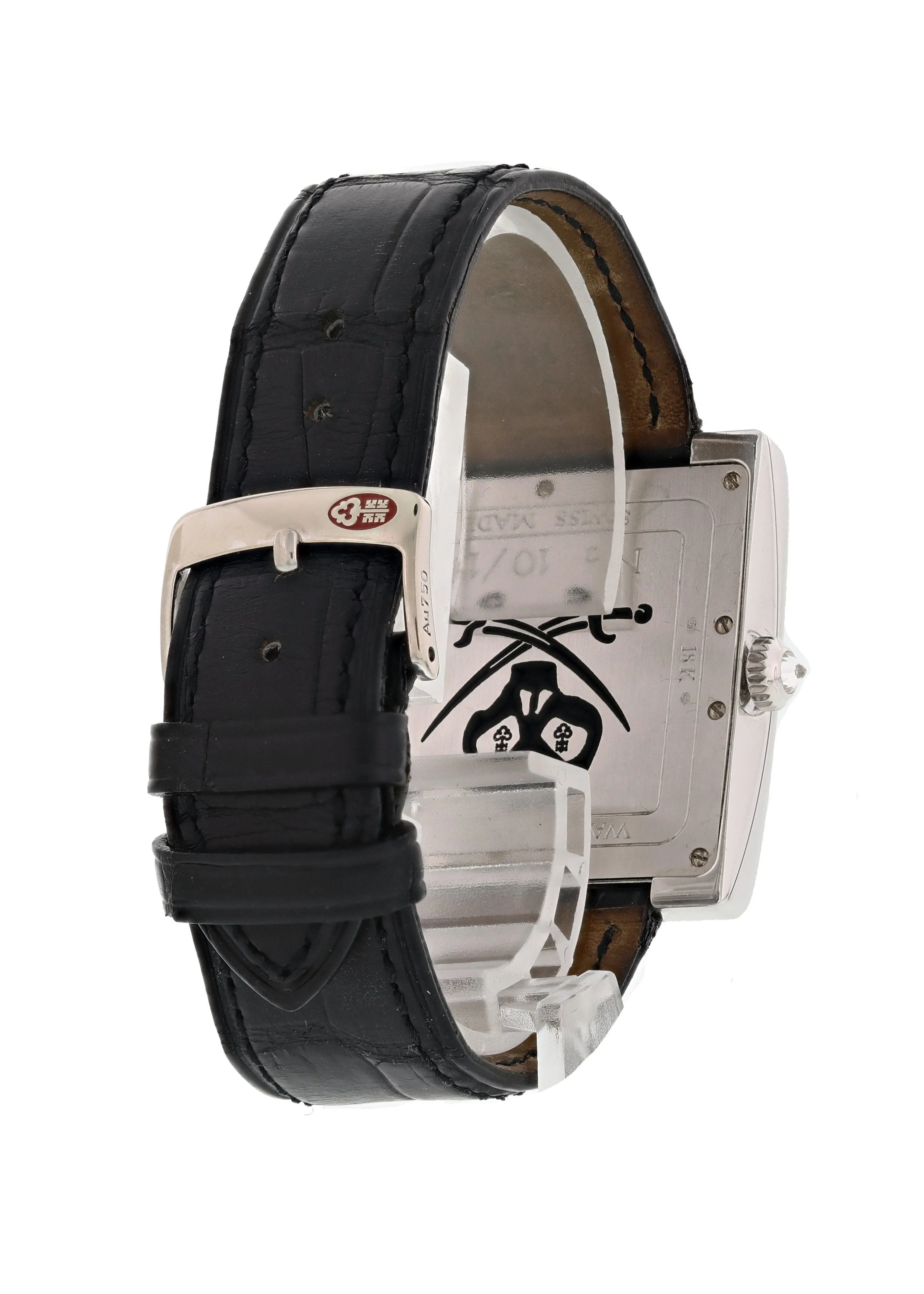 Corum Buckingham Pirate 024.201.69 18k White Gold Diamond Watch