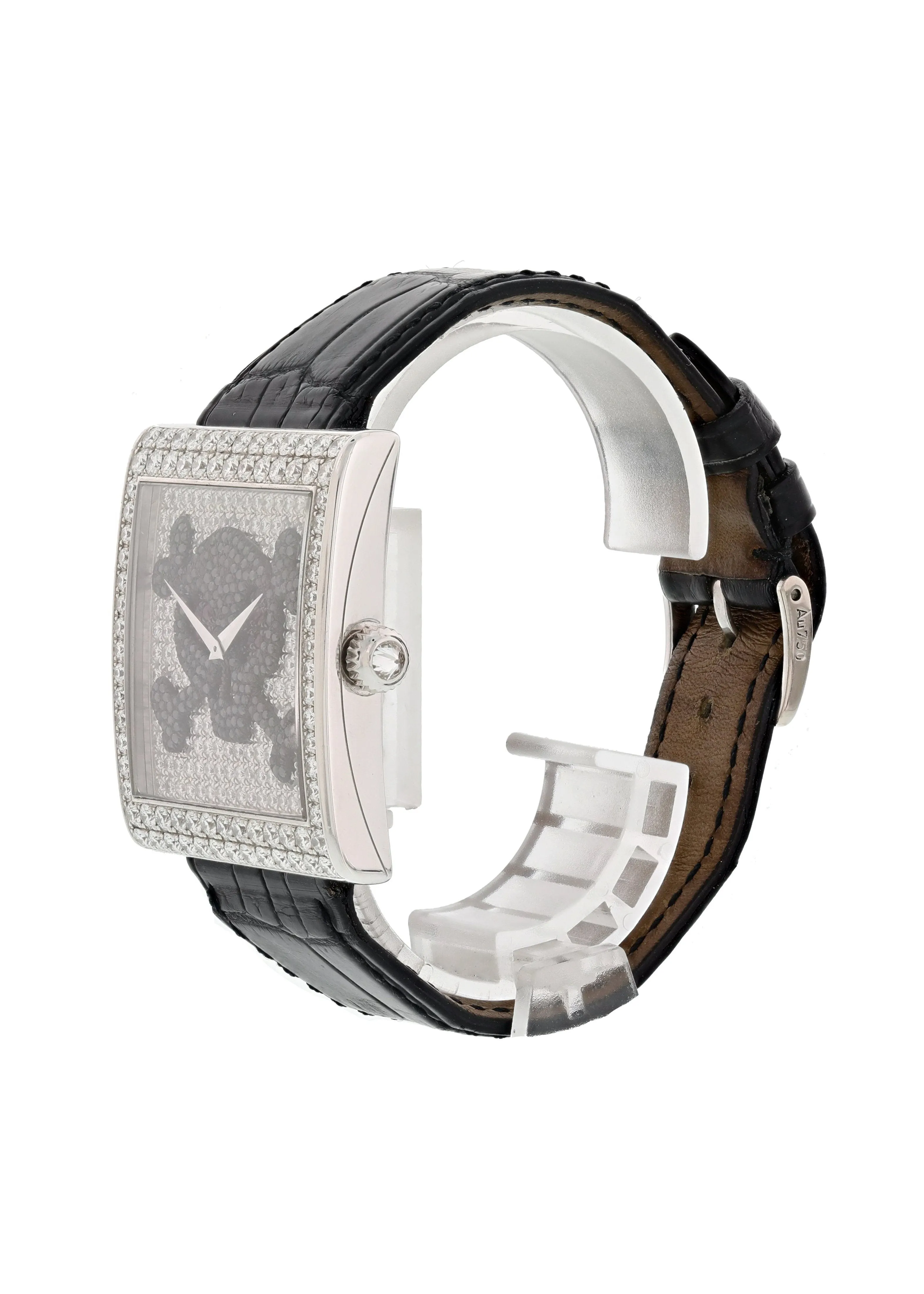 Corum Buckingham Pirate 024.201.69 18k White Gold Diamond Watch