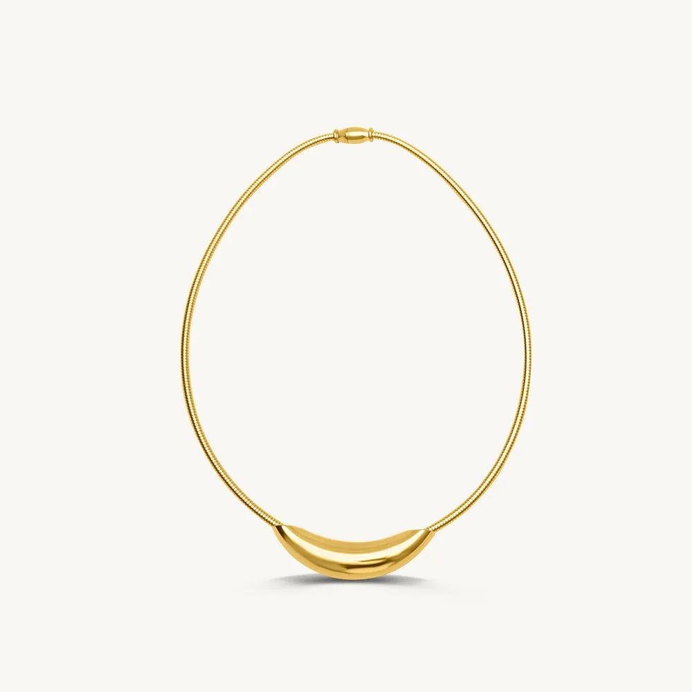 Crescent Arc Necklace