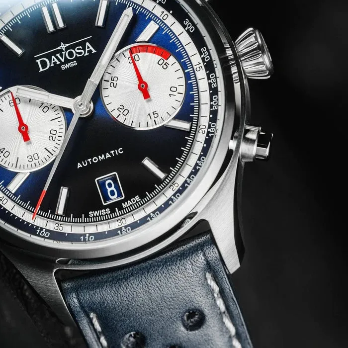 Davosa Newton Pilot Rally Chronograph Blue Limited Edition
